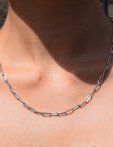 Paperclip Chain Silver