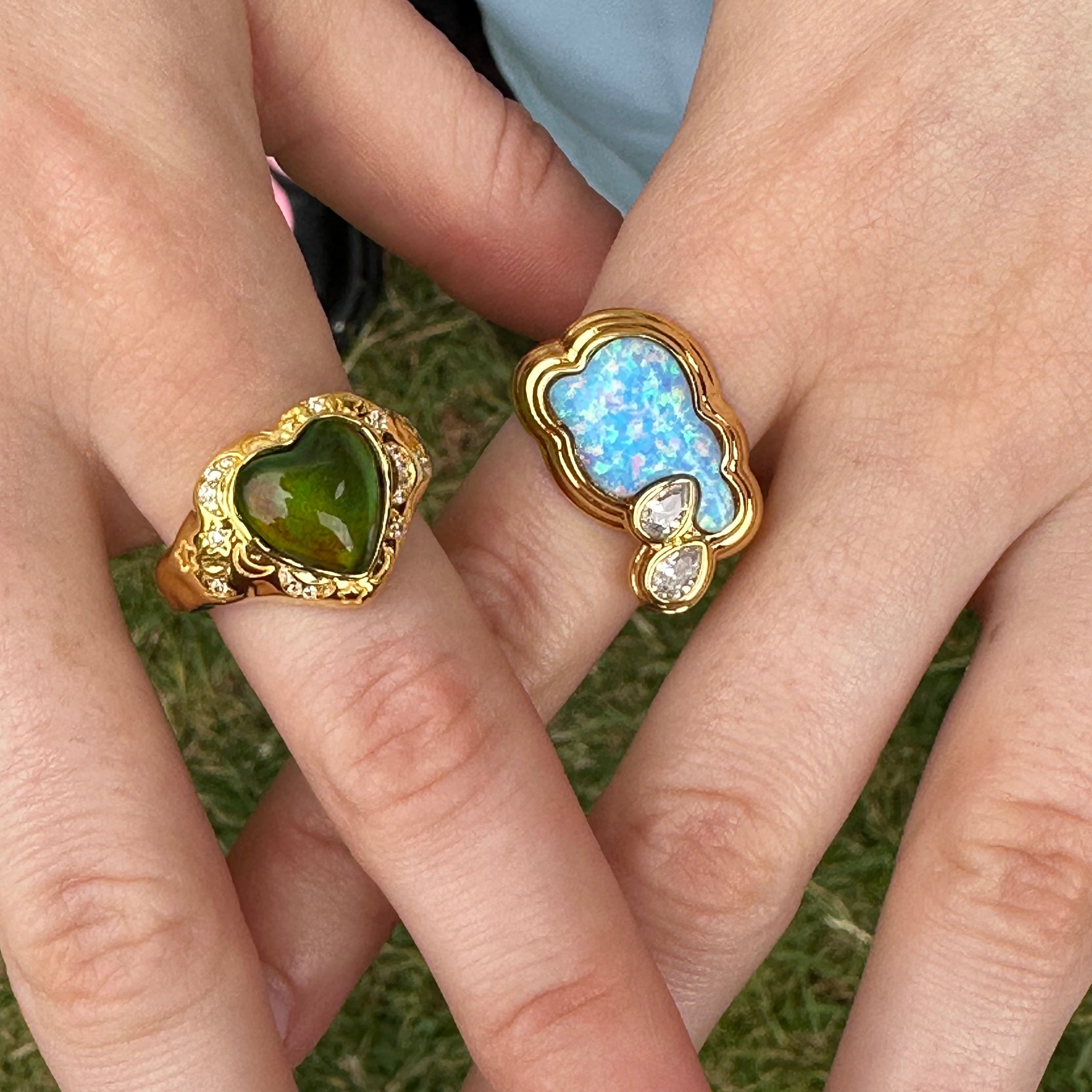 Cry Me a River Blue Opal Gold