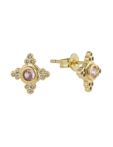 Princess Earrings Gold and Exclusive Sticker Sheet