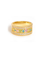 Birthday Cake Ring Gold