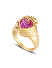 Queen of Hearts Ring Gold