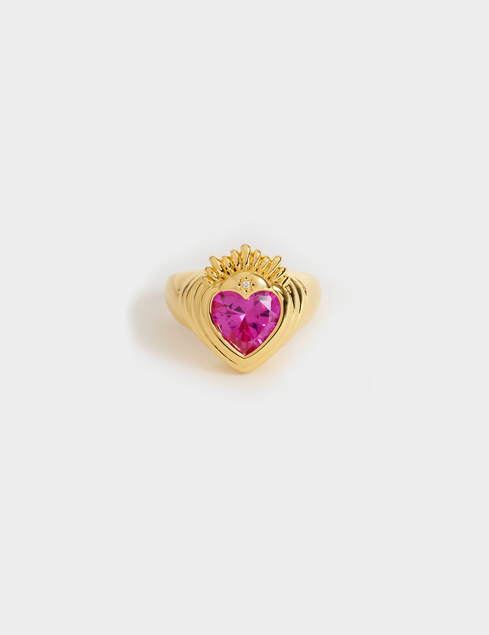 Queen of Hearts Ring Gold