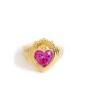 Queen of Hearts Ring Gold
