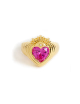 Queen of Hearts Ring Gold