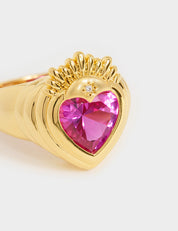 Queen of Hearts Ring Gold