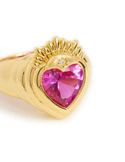 Queen of Hearts Ring Gold