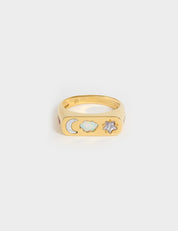 Starry Sky Ring Gold