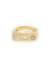 Starry Sky Ring Gold