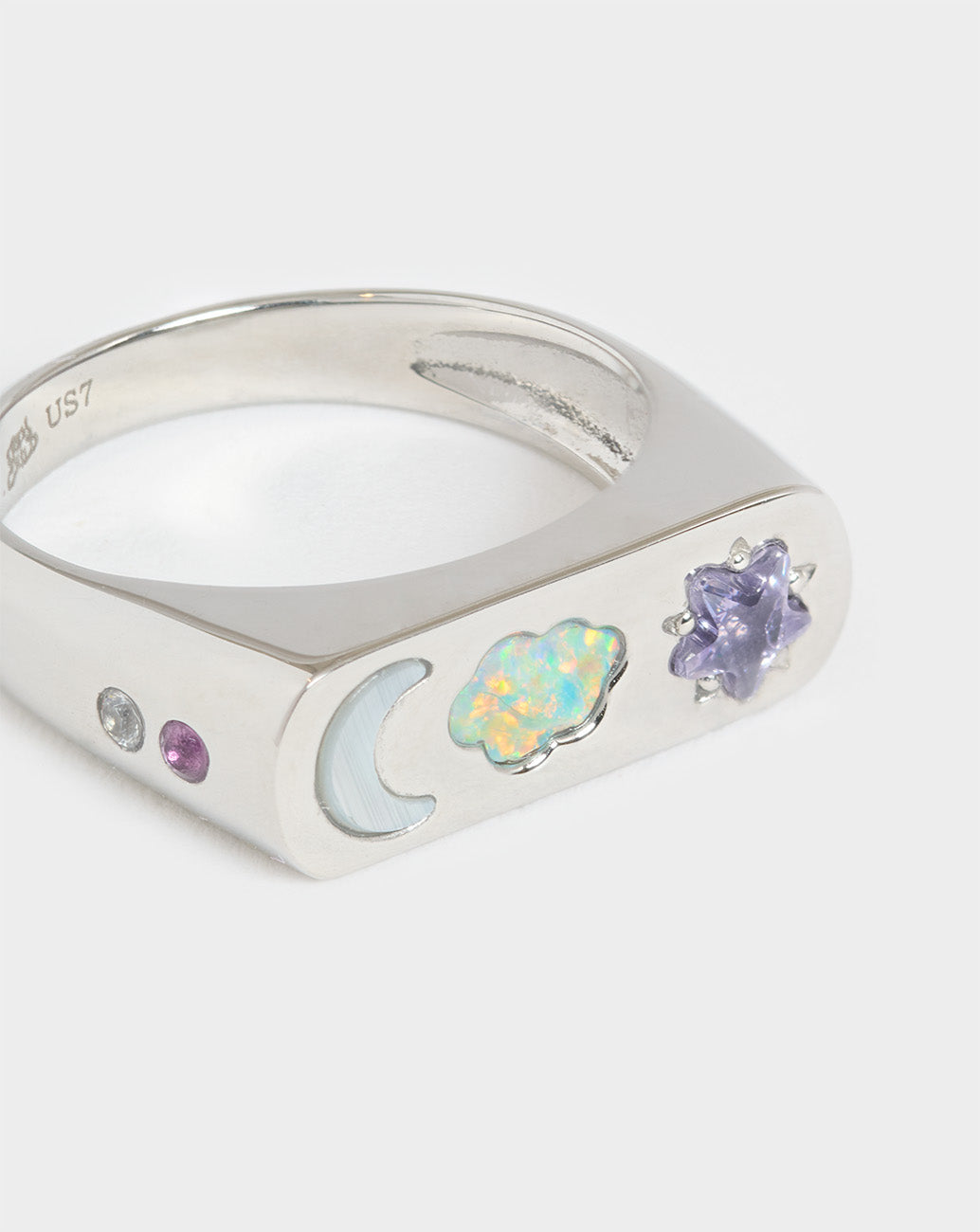 Starry Sky Ring Silver