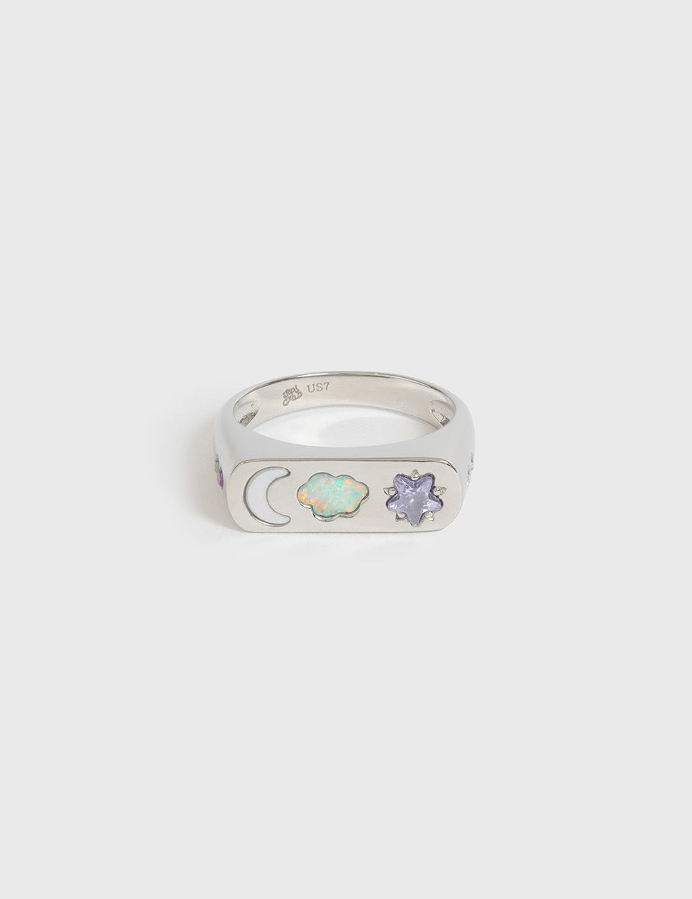 Starry Sky Ring Silver
