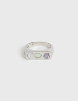 Starry Sky Ring Silver