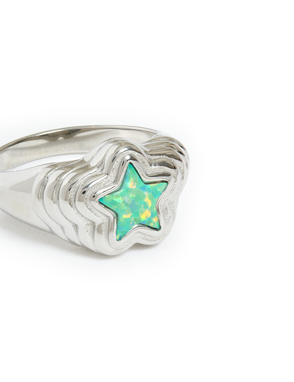 Starstruck Green Opal Silver