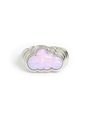 Cotton Candy Cloud Ring Silver