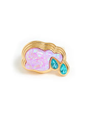 Cry Me a River Pink Opal Ring