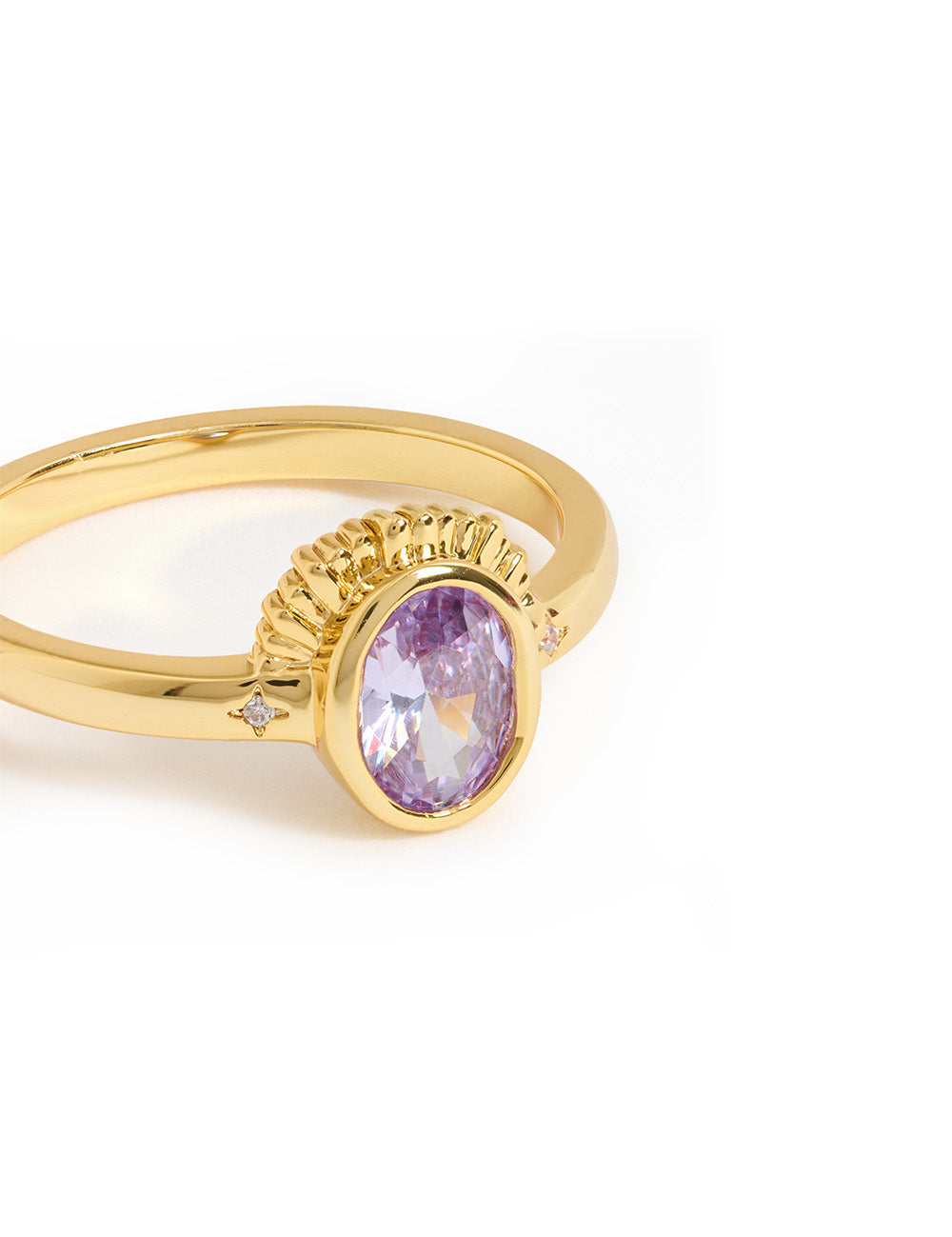 Levitate (Purple) Ring Gold