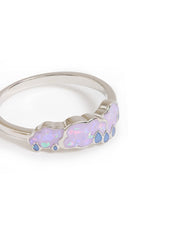 Cry Baby (Purple) Ring Silver