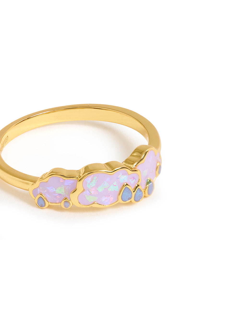 Cry Baby (Purple) Ring Gold