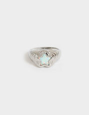 Starstruck Opal Ring Silver