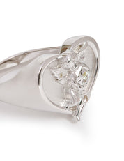 Cherub Love Ring Silver