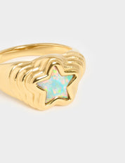 Starstruck Opal Ring Gold
