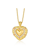 Rococo Cake Necklace Gold