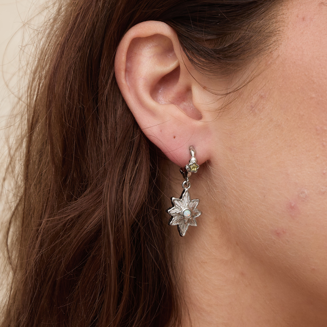 North Star Earring Silver