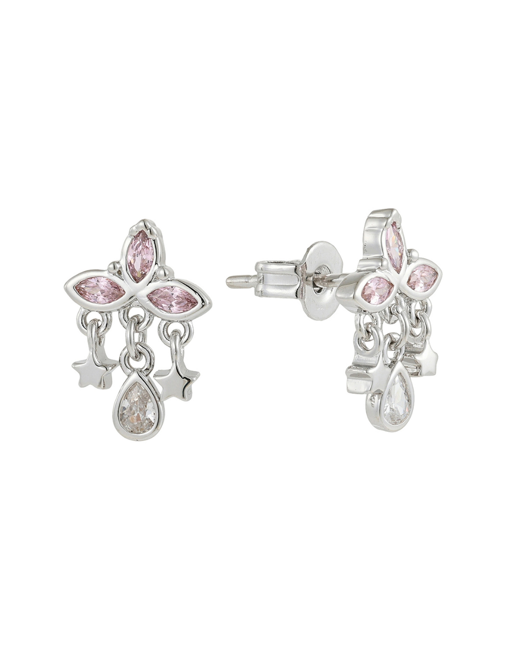 Sailor Star Earrings Silver and Exclusive Sticker Sheet