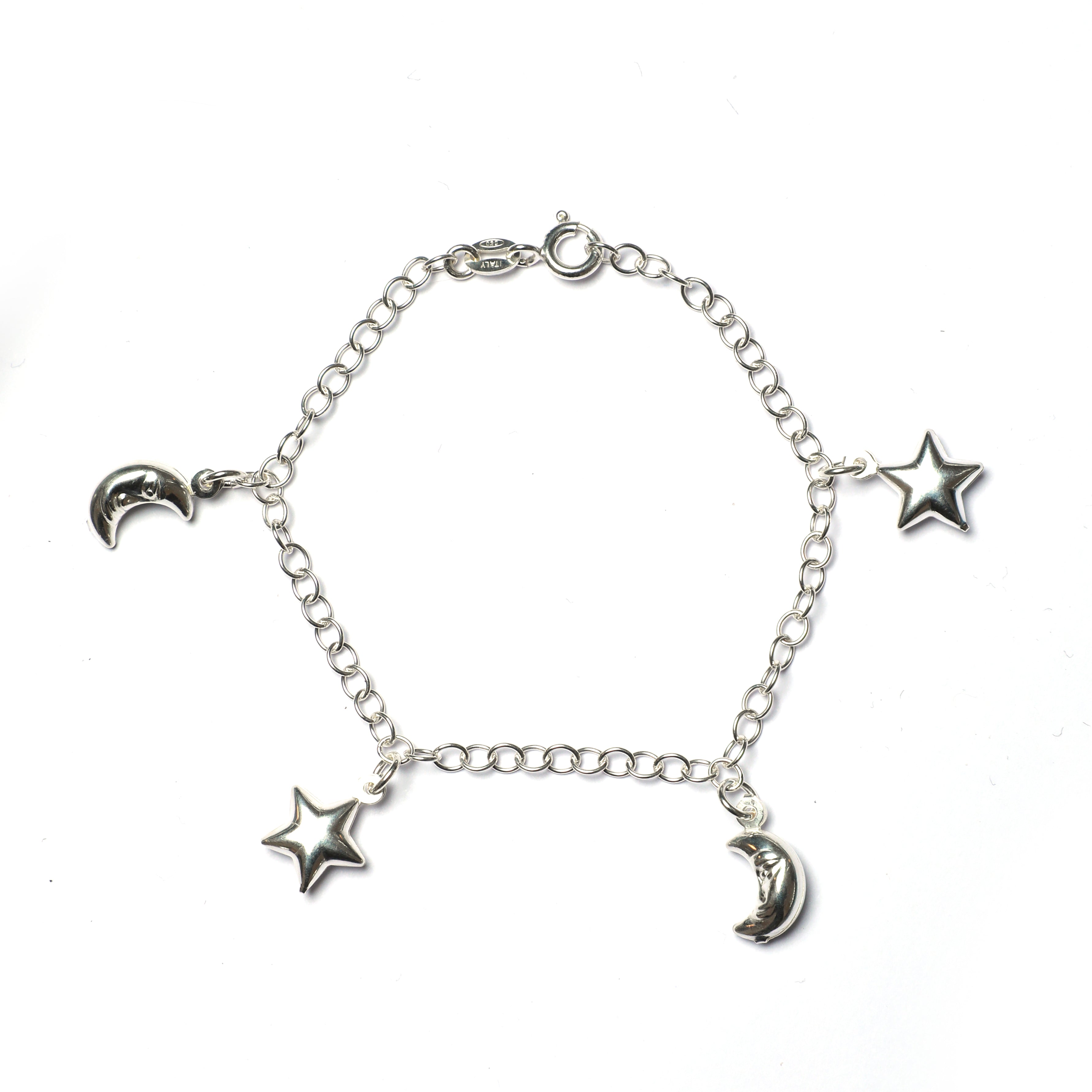 Stars and Moon Charm Bracelet