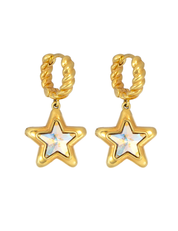 Starburst Locket Earrings