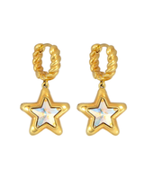 Starburst Locket Earrings