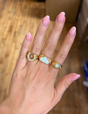 Starstruck Opal Ring Gold