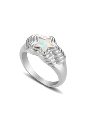 Starstruck Opal Ring Silver