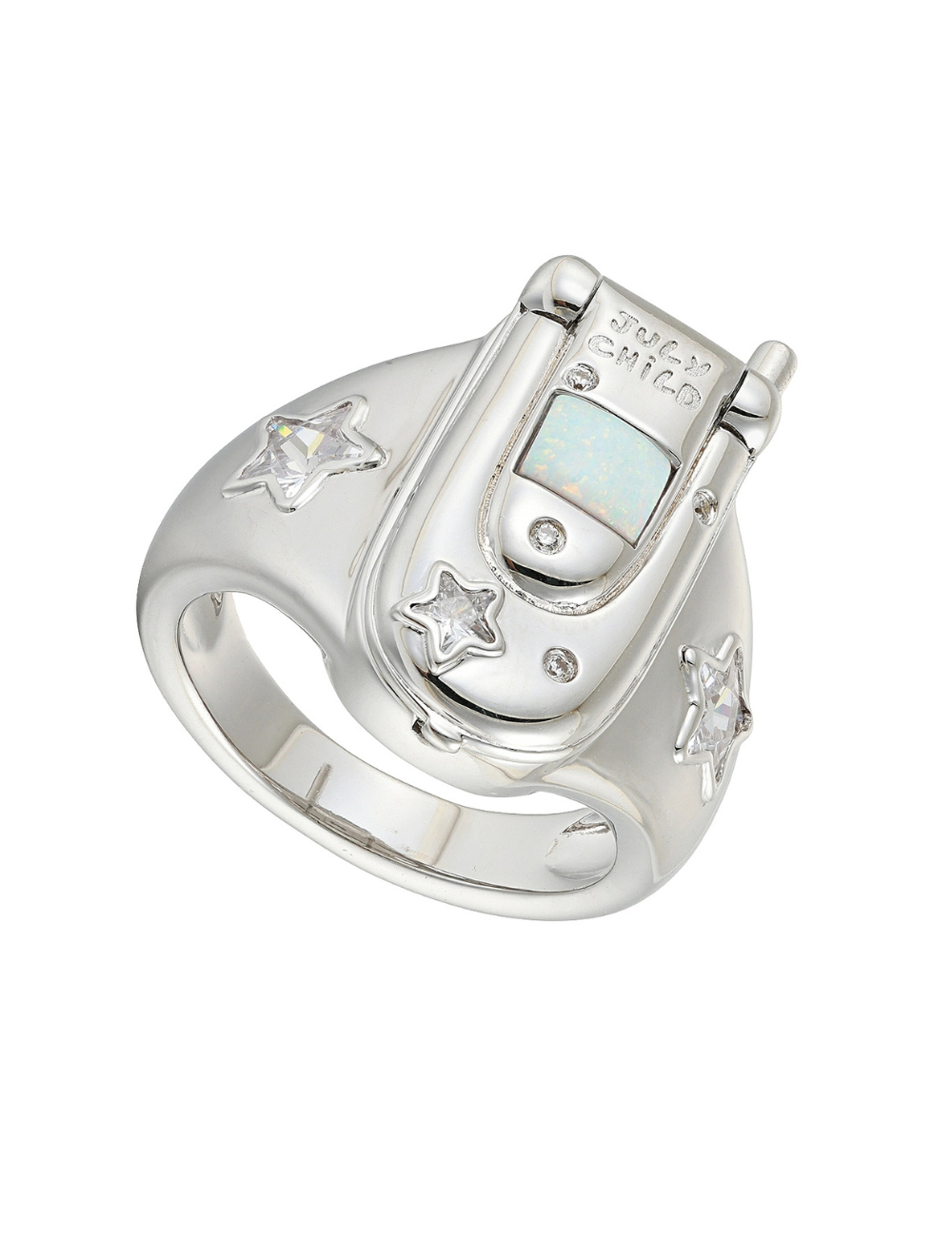 Sweet Talker Ring Silver and Exclusive Sticker Sheet