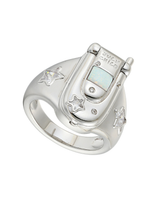 Sweet Talker Ring Silver and Exclusive Sticker Sheet