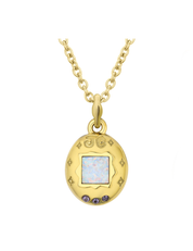 Tamagotchii Necklace Gold