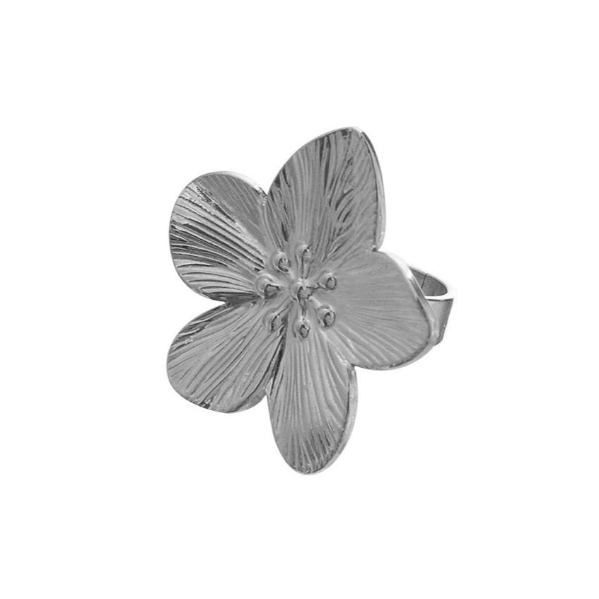 Forget Me Not Ring Silver