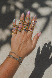 Lucky Clover Ring Gold