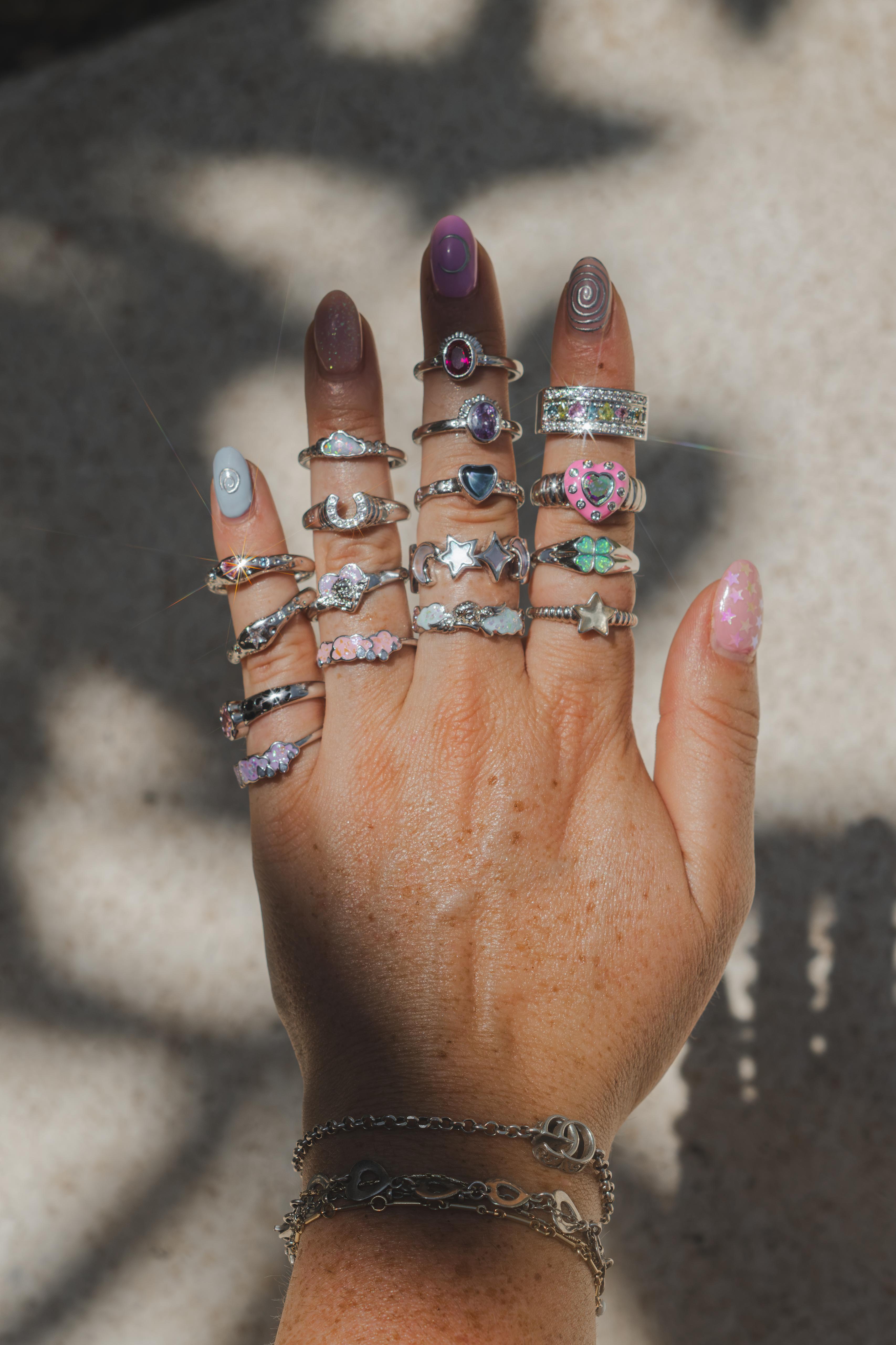 Lucky Strike Ring Silver