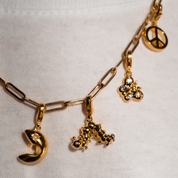 Lucky Cookie Charm Gold with Exclusive Sticker Sheet