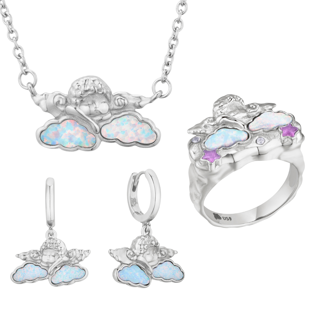 Cherub Opal Cloud Bundle Silver