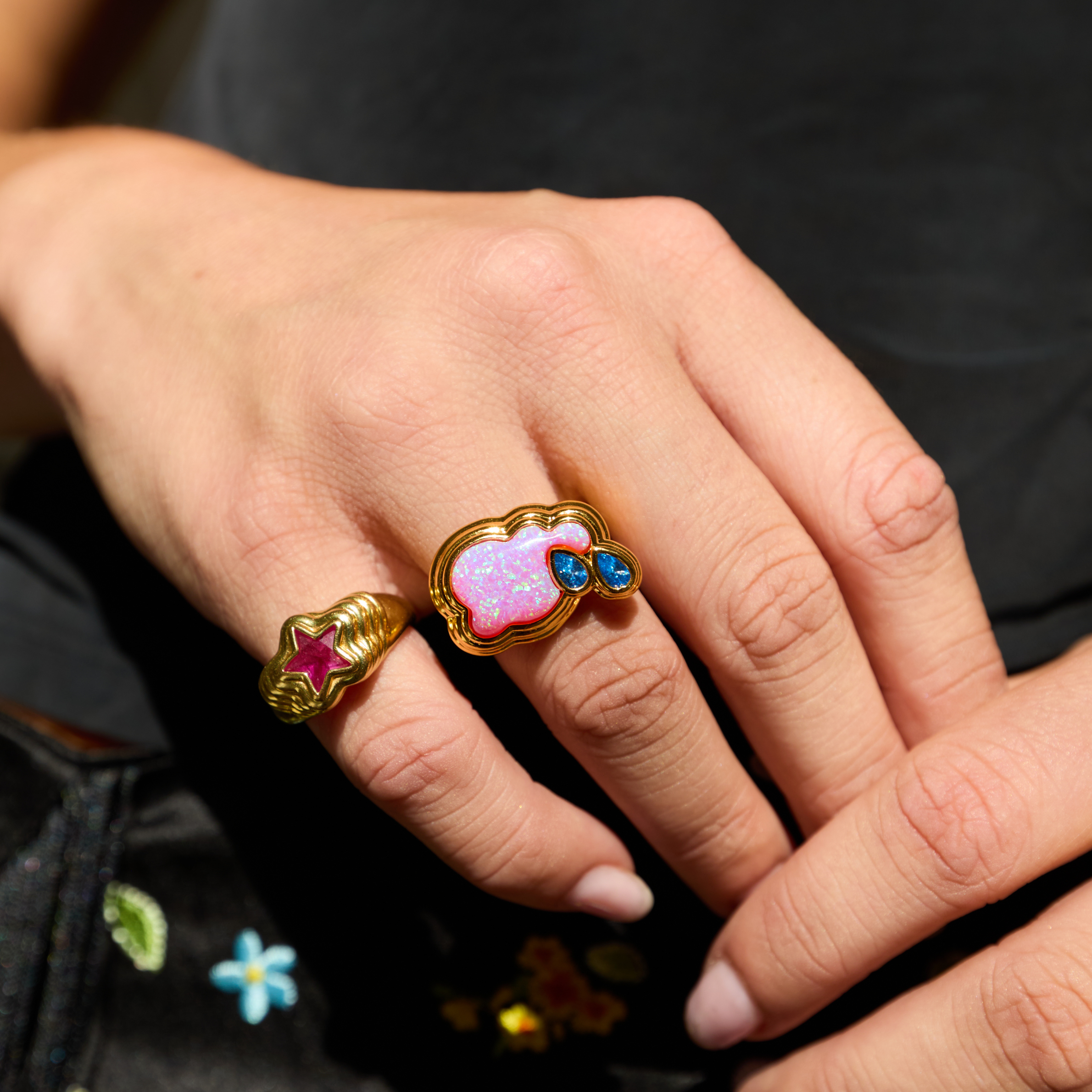 Cry Me a River Pink Opal Ring