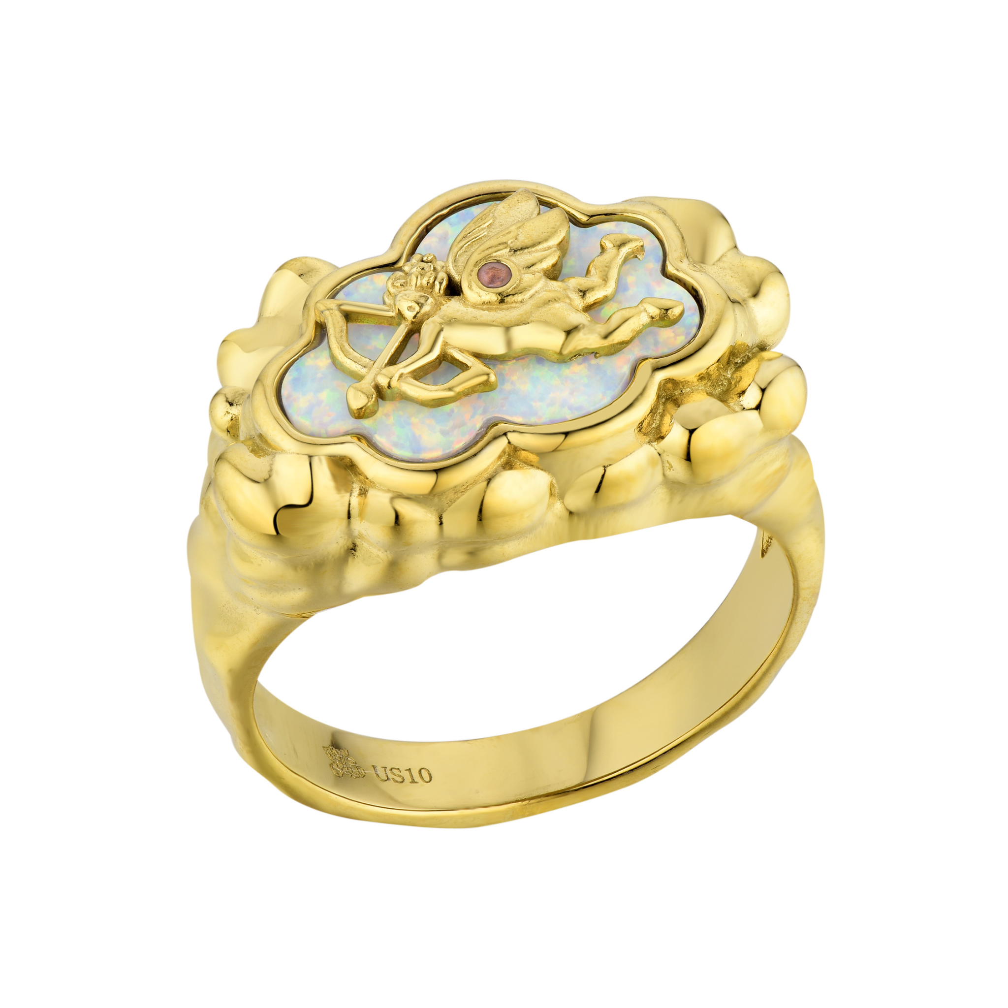 Cupid's Cloud Ring Gold