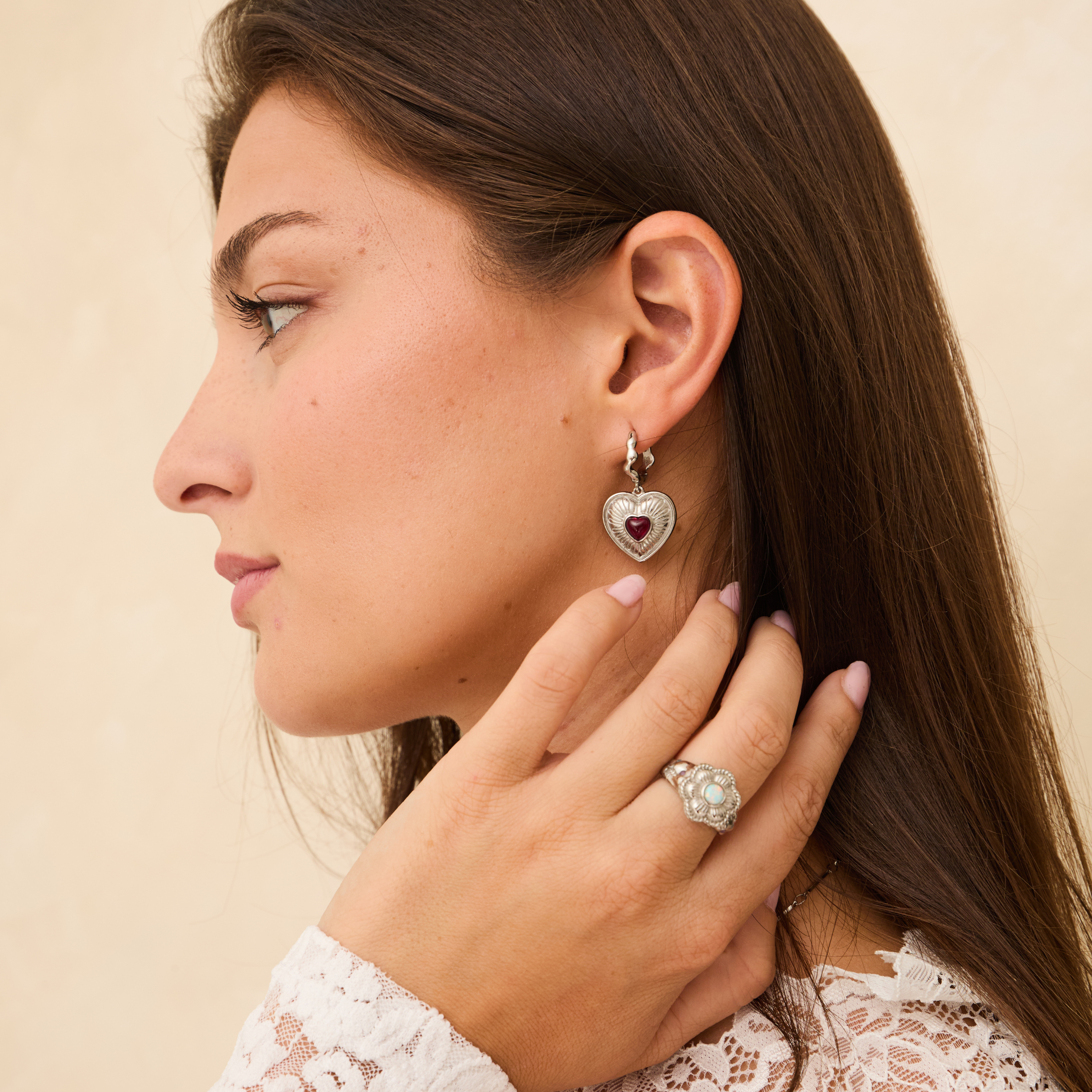 In Bloom Flower Ring Silver