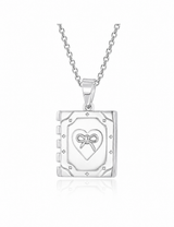 The Journal Necklace Silver | Martina Calvi x July Child
