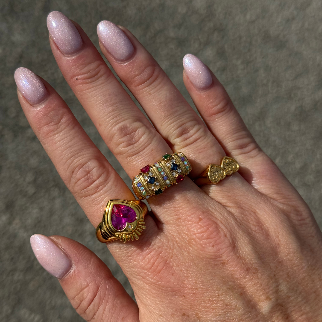 Mother Fucker Heart Signet Ring | Pre-Order
