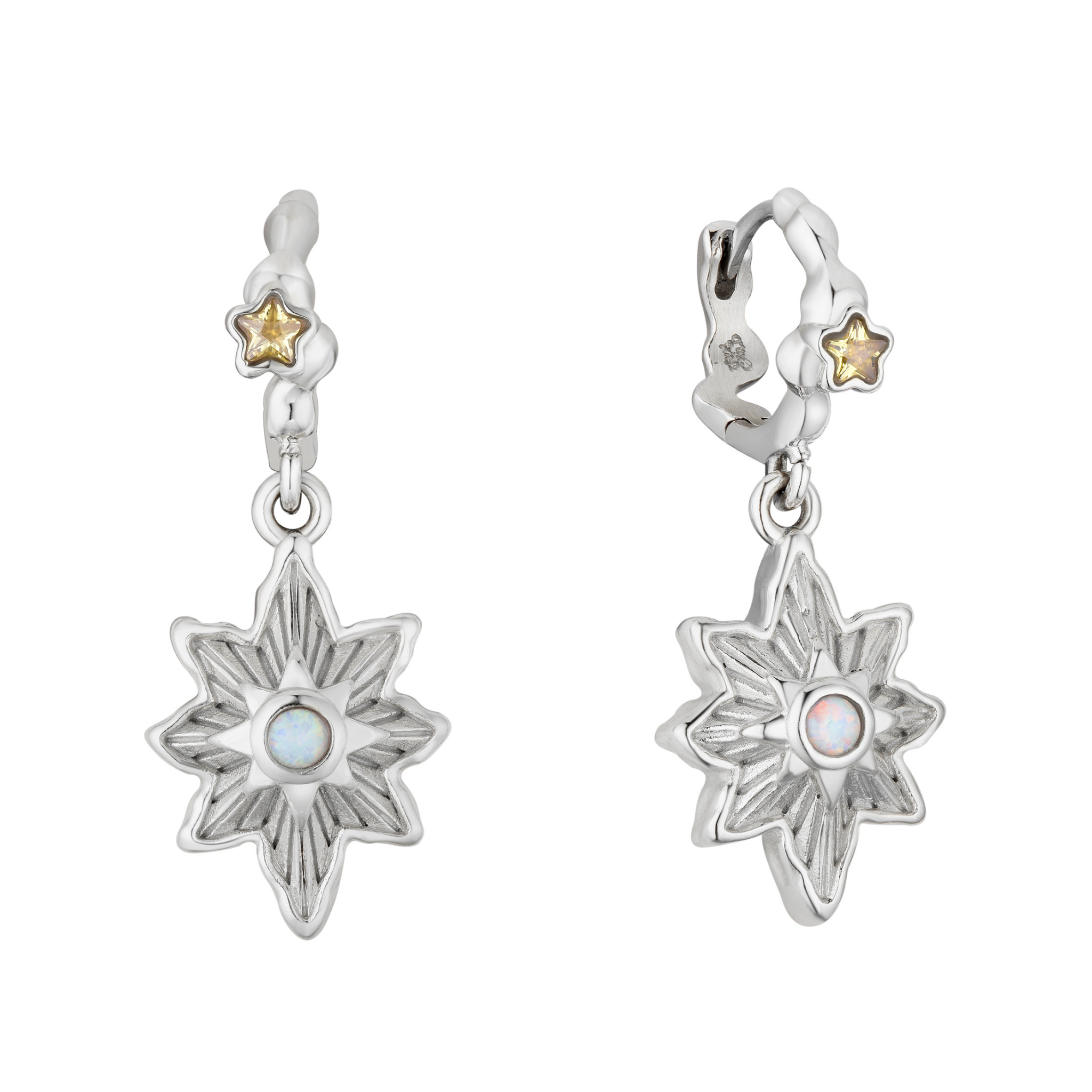 North Star Earring Silver