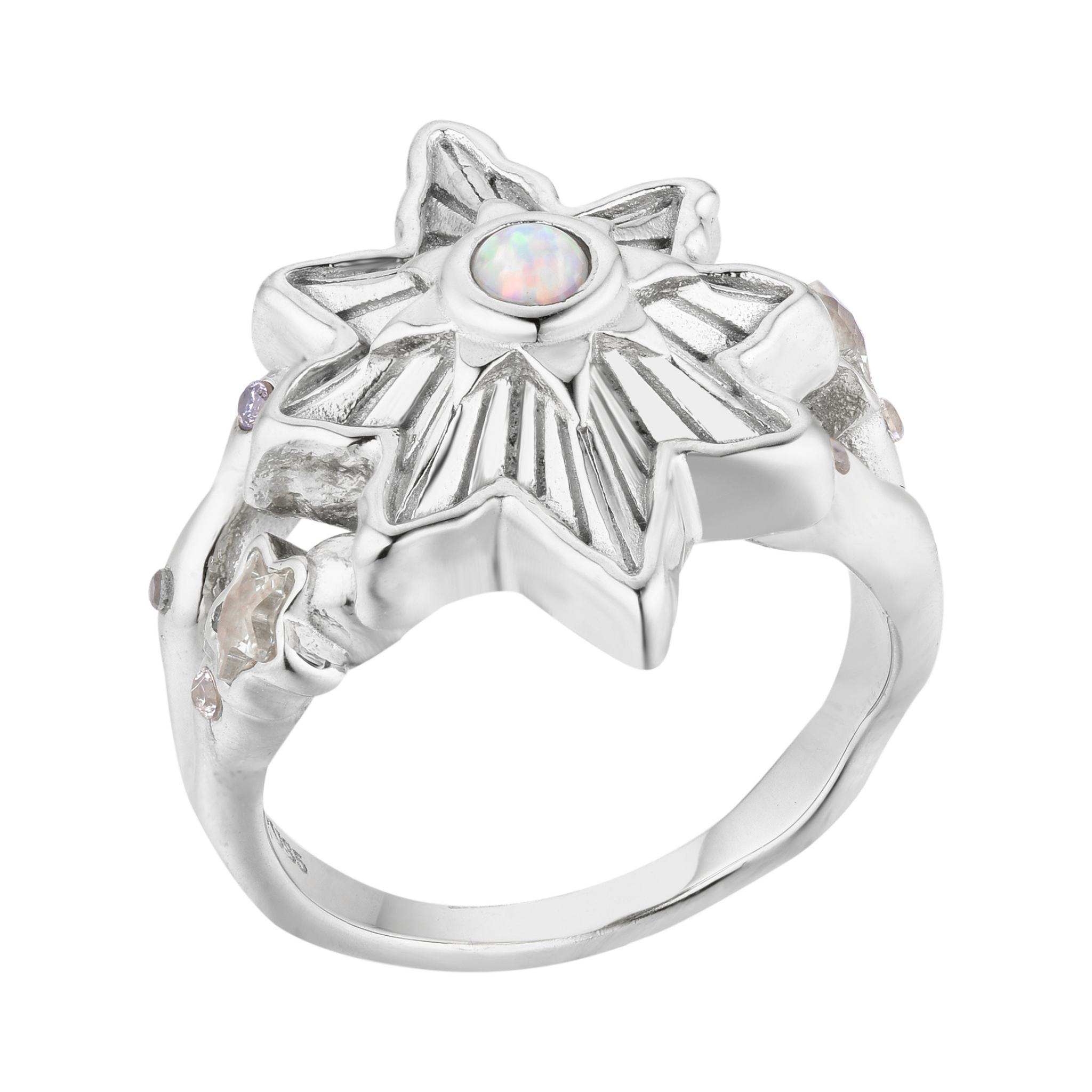 North Star Ring Silver