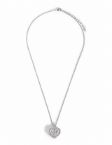 Rococo Cake Necklace Silver