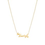 Celestial Custom Nameplate Gold