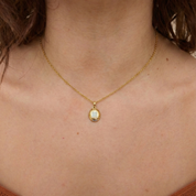 Tamagotchii Necklace Gold